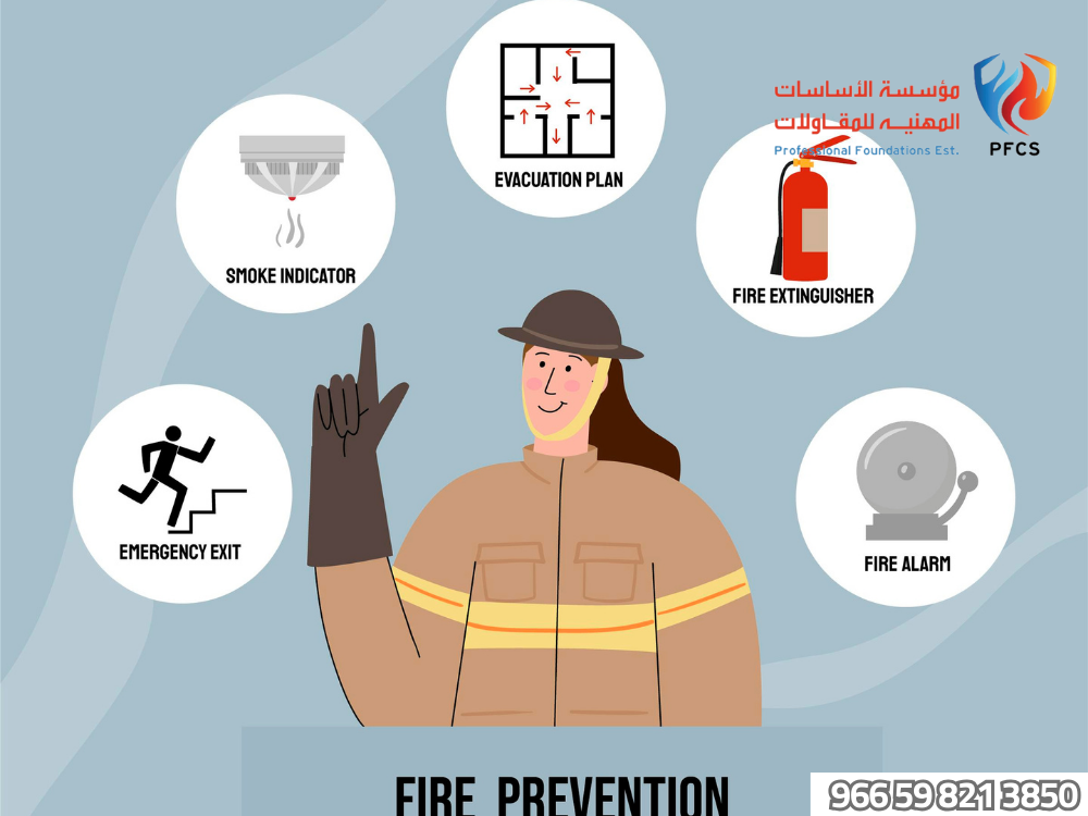 خطوات استخدام طفاية الحريق بشكل صحيح